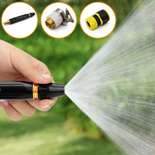 Load image into Gallery viewer, Portable Water Sprayer Nozzle Adjustable Metal High Pressure Car Washing Garden Hose