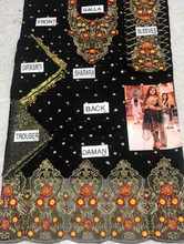 Load image into Gallery viewer, Kashee's Chiffon Dresses - Embroidered Chiffon Dupatta