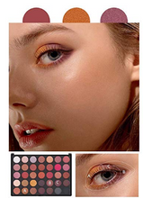 Load image into Gallery viewer, Varied Queen Color Makeup Eye Shadow Dish Makeup Brown Matte Pearl Light Portable 35 Colors