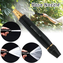 Load image into Gallery viewer, Portable Water Sprayer Nozzle Adjustable Metal High Pressure Car Washing Garden Hose