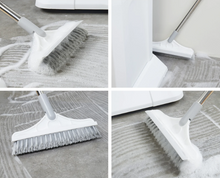 Load image into Gallery viewer, 2 In 1 Floor Scrub Brush with Window Squeegee 120 Degrees Rotatable Long Handle