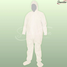 Load image into Gallery viewer, UNISEX PLAIN HAZMAT 50 GSM DISPOSABLE HOODED SUIT WITH SHOE COVER