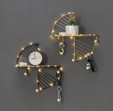 Load image into Gallery viewer, Creative Wall Storage Shelf With Hook