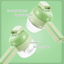 Load image into Gallery viewer, 4 IN 1 Handheld Electric Vegetable Cutter Set