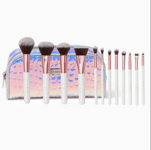 Load image into Gallery viewer, Crystal Quartz 12 Piece Brush Set and Bag