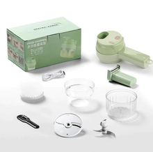 Load image into Gallery viewer, 4 IN 1 Handheld Electric Vegetable Cutter Set