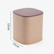 Load image into Gallery viewer, 4 Layers Rotatable Jewelry Box