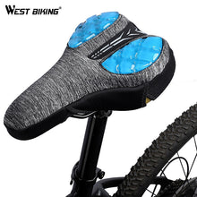 Load image into Gallery viewer, Gel Bike Seat Cover - Soft Silicone Cushion Comfortable Exercise Bicycle