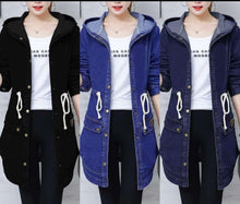 Load image into Gallery viewer, New ladies Stylish Hoodie Coat