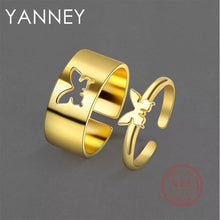 Load image into Gallery viewer, Hot Selling 2 Piece Open Couple Ring Men Women Ring Combination Butterfly Fashion Simple Ring Jewelry