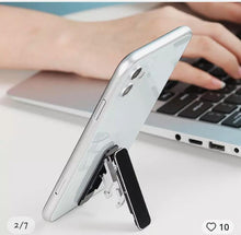 Load image into Gallery viewer, 1PC Universal Mini Invisible Foldable Mobile Phone Stand  Desktop Mount Material Holder Adjustable Angle