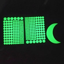 Load image into Gallery viewer, 407PCS Glow in The Dark Dots Stickers for Kids Bedroom Ceiling Wall Decoration