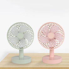 Load image into Gallery viewer, Mini Fan Small Automatic Swing Clip Hand Cooling Office Table USB Charge