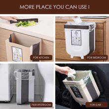 Load image into Gallery viewer, Wall Mounted Foldable Trash Bin