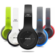 Load image into Gallery viewer, Bluetooth Over-Ear Fordable Headset With Microphone