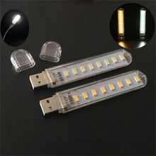 Load image into Gallery viewer, LED USB Powered Operated Mini Reading Lamp Book Light Portable