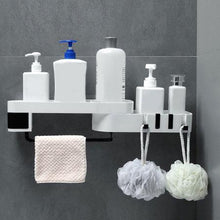 Load image into Gallery viewer, Corner Kitchen Bathroom Shelf Rotatable Wall Mounted
