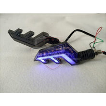 Load image into Gallery viewer, Bike Indicator M Running Style With Lava DRL Blue / Yellow
