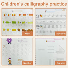 Load image into Gallery viewer, All English Grooved Calligraphy Practice Paste Book ( Pack oF 4 Books)