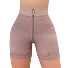 Load image into Gallery viewer, Internal Hooks Firm Compression Zipper Butt Lift Peahcy Shaper Shorts