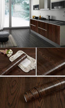 Load image into Gallery viewer, New Waterproof Wood Grain Wallpaper Self Adhesive Vinyl Modern Cabinet Kitchen Furniture Decoration Sticker Contact Paper.