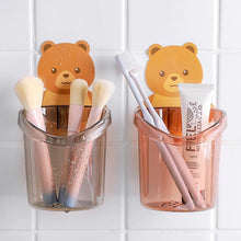 Load image into Gallery viewer, Cute Bear Toothbrush Holder Storage Rack Bathroom