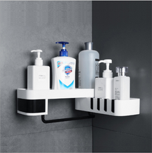Load image into Gallery viewer, Corner Kitchen Bathroom Shelf Rotatable Wall Mounted