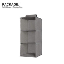 Load image into Gallery viewer, 3-Shelves Hanging Closet Organizer
