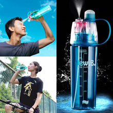 Load image into Gallery viewer, New. B Sports Plastic Spray Water Bottle