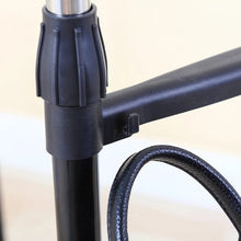 Load image into Gallery viewer, Lowes portable adjustable stainless steel rack clothes hanger pole