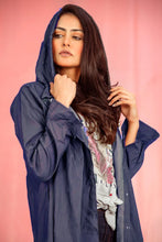 Load image into Gallery viewer, Denim Hoodie – Blue For women.