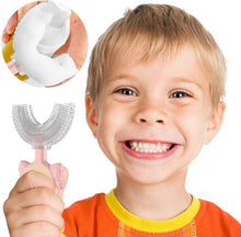 Load image into Gallery viewer, Baby Toothbrush Children 360 Degree U-shaped Child Toothbrush