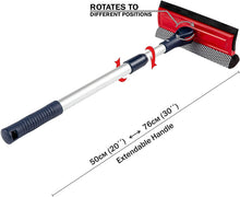 Load image into Gallery viewer, 2-in-1 Window Cleaner Sponge and Soft Rubber Strip With Telescopic Extension Pole