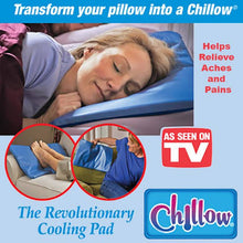 Load image into Gallery viewer, Chillow Cooling Pillow Pad Sleeping Therapy