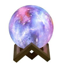 Load image into Gallery viewer, Earth Lamp 3D Print Star Moon Lamp