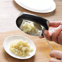 Load image into Gallery viewer, Manual Garlic Press Rocker with Handle Stainless Steel Garlic Crusher