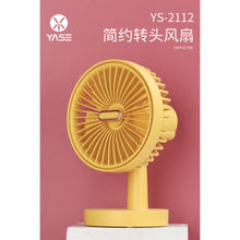 Load image into Gallery viewer, Mini Fan Small Automatic Swing Clip Hand Cooling Office Table USB Charge