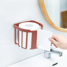 Load image into Gallery viewer, Bathroom Wall-mounted Draw Paper Rack Punch-free Storage Basket
