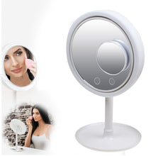 Load image into Gallery viewer, Beauty Breeze Mirror 3 in 1 Fan LED lamp and Mirror