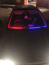 Load image into Gallery viewer, Car Dashboard Police Strip Light Red and Blue Flexible