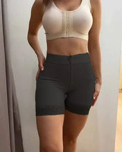 Load image into Gallery viewer, Internal Hooks Firm Compression Zipper Butt Lift Peahcy Shaper Shorts