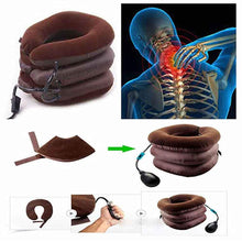 Load image into Gallery viewer, Inflatable Air Neck Cervical Collar Pillow Pain Stress Relief