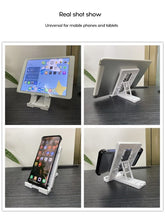 Load image into Gallery viewer, Foldable Mobile Phone Desktop Stand With 6 Adjustable Levels Lazy Bracket