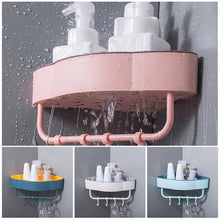 Load image into Gallery viewer, Bathroom And Kitchen Corner Shelves Storage Rack
