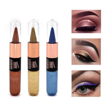 Load image into Gallery viewer, 2in1 Shiny Cream &amp; Liquid Eyeliner ( pack of 6)