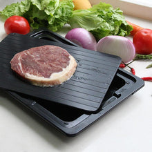Load image into Gallery viewer, Fast Defrosting Tray Thaw Frozen Food.