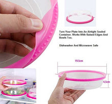 Load image into Gallery viewer, 2 in 1 Microwave &amp; Multi-Functional Plastic Food Cover.