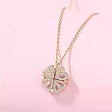 Load image into Gallery viewer, 2-in-1 Charming Rose Gold Plated Magnetic Necklace
