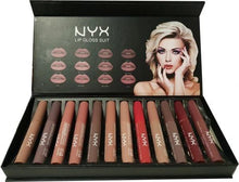 Load image into Gallery viewer, NYX Lipgloss Vallet of 12