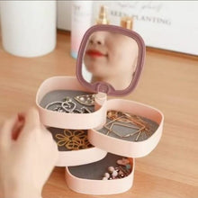 Load image into Gallery viewer, 4 Layers Rotatable Jewelry Box